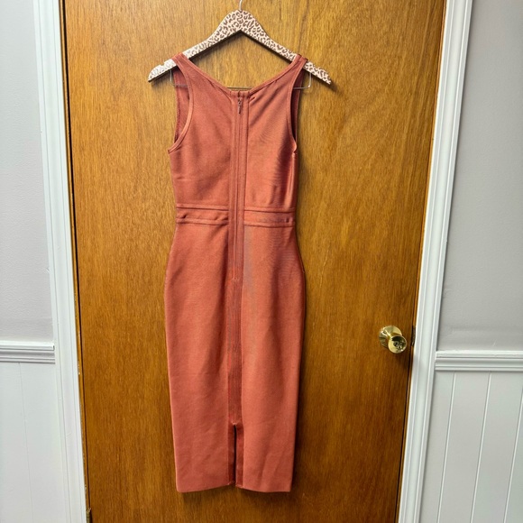 House of CB Rust Midi Dress - Picture 13 of 14